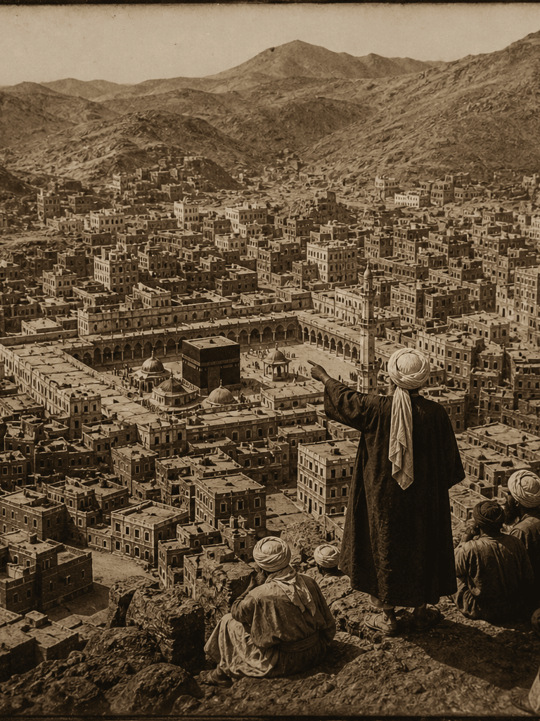بيوت مكة القديمة حول الحرم